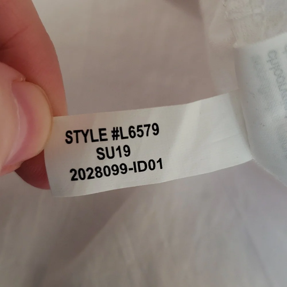 NWT J Crew Semi-sheer White Cotton Popover Blouse, Size XXXS